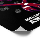 I衣服ブルガンディオウスマルチプルミエローマ認識度Bl ポスター (角)