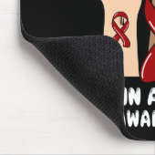 I衣服ブルゴーニュ脳動脈瘤認識度 マウスパッド (コーナー)