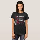 I衣服ブルゴーニュ脳動脈瘤認識度Survi Tシャツ (正面フル)