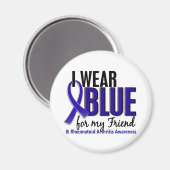 I衣服ブルーフレンド関節リウマチRA マグネット (正面/裏面)