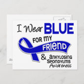 I衣服ブルーフレンド42強直性脊椎炎 ポストカード (正面/裏面)