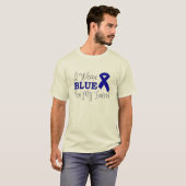 I衣服ブルーfor My Friend (ブルー認識度リボン) Tシャツ (正面フル)