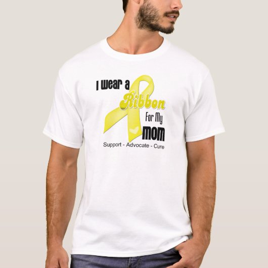 I衣服ママのためのリボン – Sarcoma Tシャツ (正面)