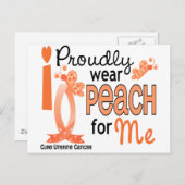 I衣服モモ27子宮がん ポストカード (正面/裏面)