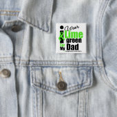 I衣服ライムグリーンフォーパパ 缶バッジ (インサイチュ)