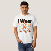 I衣服リボンコラージュソン – 白血病 Tシャツ (正面フル)