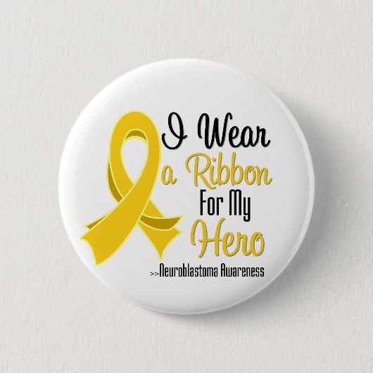 I衣服リボンfor My Hero - Neuroblastoma 缶バッジ (正面)