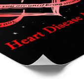 I衣服レッドハート病認識度戦士 ポスター (角)