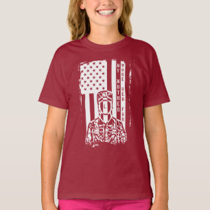 I衣服レッドフォーマザー – オナー軍隊サービス Tシャツ