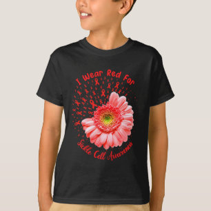 I衣服レッド鎌状赤血球認識度戦闘機Survi Tシャツ