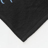 I衣服前立腺癌Aのライトブルー フリースブランケット (角)