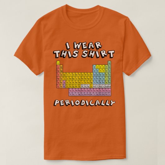 I衣服定期的にSTEM STEAM Science Tシャツ (デザイン正面)