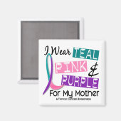 I衣服甲状腺リボンのお母さん37 マグネット (正面/裏面)