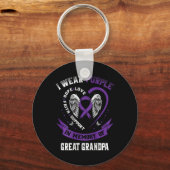 I衣服紫グランドパ素晴らしクレアティ キーホルダー (正面)