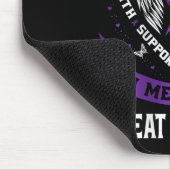 I衣服紫グランドパ素晴らしクレアティ マウスパッド (コーナー)