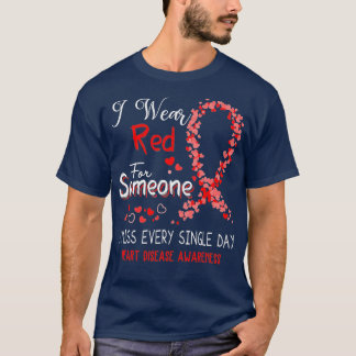 I衣服赤の人のハート病認識度 Tシャツ