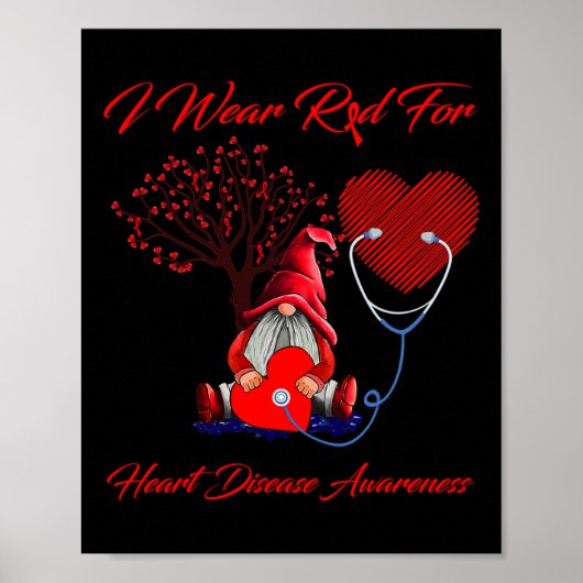 I衣服赤ハート病認識度 ポスター (正面)