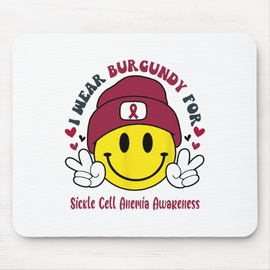 I衣服赤血球貧血認識度 マウスパッド (正面)