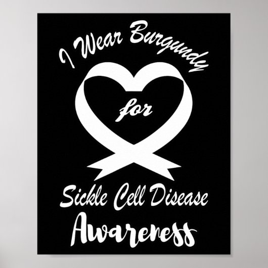 I衣服鎌状赤血球病認識度 ポスター (正面)