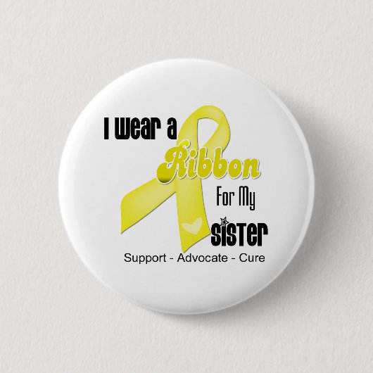 I衣服A Ribbon For My Sister - Sarcoma 缶バッジ (正面)