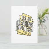 I請求保書のヒアリング会計士簿記者ギフト サンキューカード (スタンド正面)