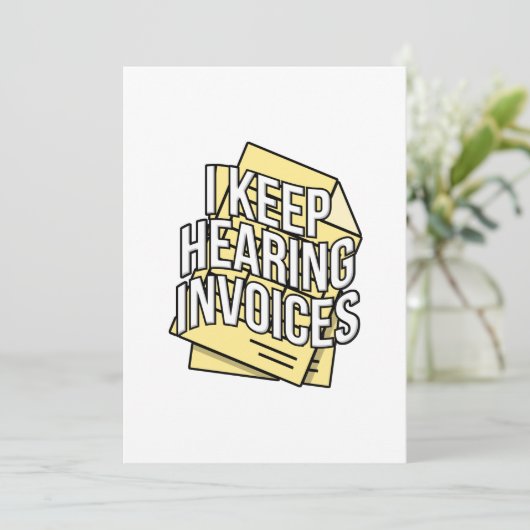 I請求保書のヒアリング会計士簿記者ギフト サンキューカード (スタンド正面)