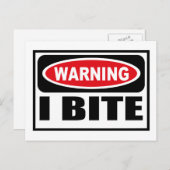 I警告バイトはがき ポストカード (正面/裏面)