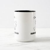 I責任得アンジェリおもしろいカ引用文ルグラ ツートーンマグカップ (中央)