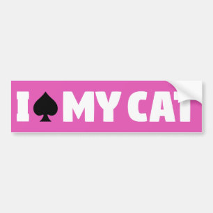 I踏鋤私の猫(Iは私の猫を卵巣摘出しました) バンパーステッカー