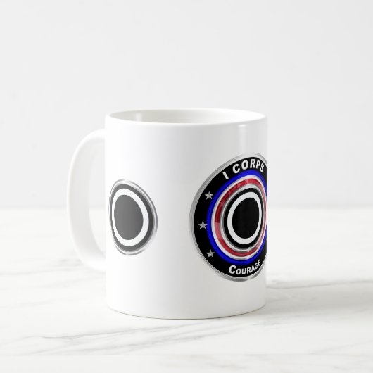 I軍団「アメリカ軍団」 コーヒーマグカップ (正面左)