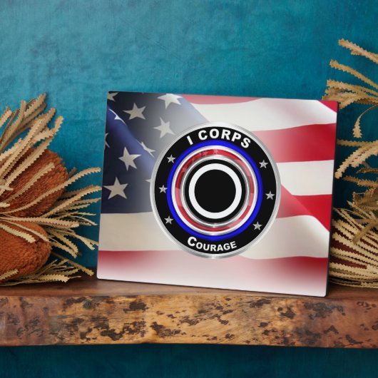 I軍団「アメリカ軍団」 フォトプラーク (側面)