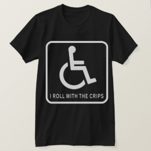 I転が With the Crips(私はクリップを持っている) Tシャツ