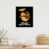 I重遊金おもしろい属トゥバプンダークBG ポスター (キッチン)