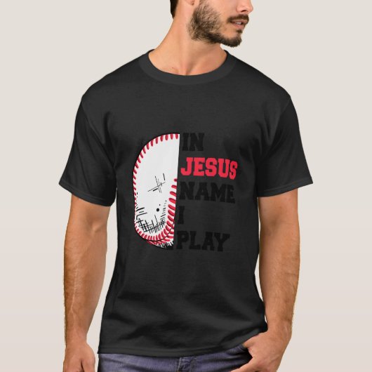 I野球のイエズスのクリスチャン遊シャツ Tシャツ (正面)
