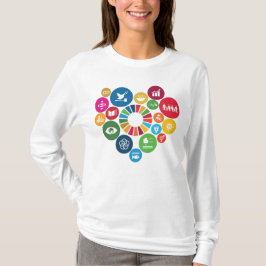 I開発ゴール地球に優しグローバルゴール Tシャツ