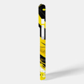 i電モダン話正方形マスタードイエロートーン Case-Mate iPhoneケース (裏面 / 左)