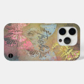 I電話ケース蝶ミックス動揺してHAMbyWG Case-Mate iPhoneケース (裏面 (横))