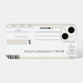 I電話ケース「症状チェック」 iPhoneケース (裏面横)