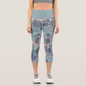 I青生き延びCovid Virus カプリレギンス (正面)