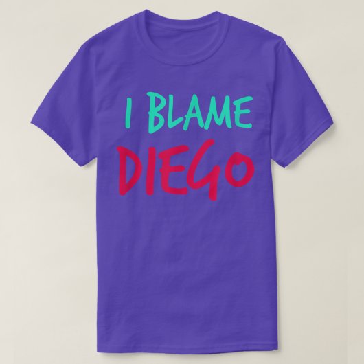 I非難Diego FriendsファーストネームBuddy Nickname Pe Tシャツ (デザイン正面)