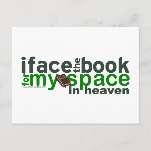 I顔のMyspace ポストカード (正面)