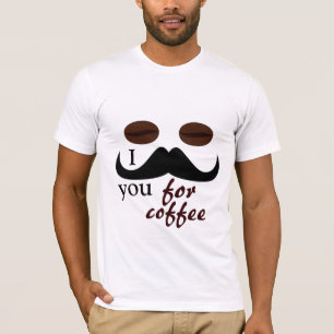 I髭コーヒーTシャツのための Tシャツ