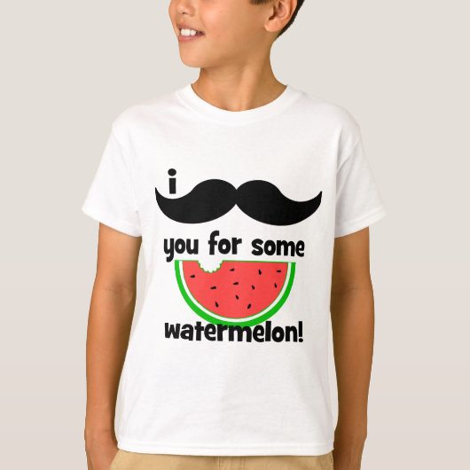 I髭スイカのための! Tシャツ (正面)