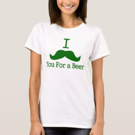 I髭ビールのための Tシャツ