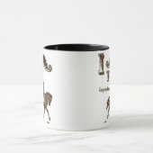 I髭乗馬 マグカップ (中央)