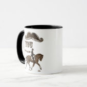 I髭乗馬 マグカップ (正面左)