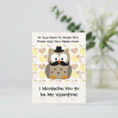 I髭私のバレンタインがある シーズンポストカード (スタンド正面)