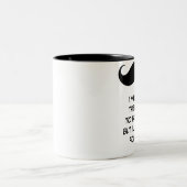 I髭茶マグを持って来る執事 ツートーンマグカップ (中央)