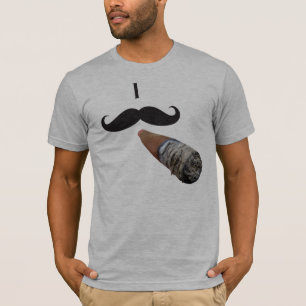 I髭-私はおもしろいなシガーのTシャツに灰を振りかけなければなりません Tシャツ
