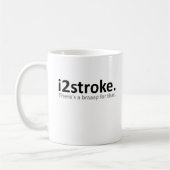 i2stroke 面白いマグカップ コーヒーマグカップ (左)